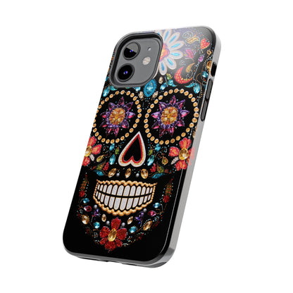 Sugar Skull iPhone Case | Dia de los Muertos Design for Apple iPhone | Halloween Aesthetic