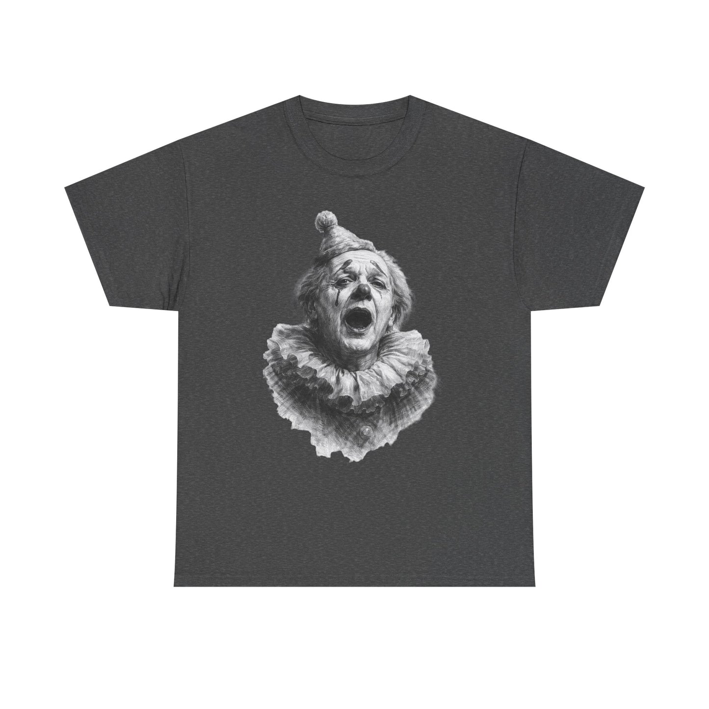 Vintage Sad Clown Opera T Shirt Italian Performer Art Tee