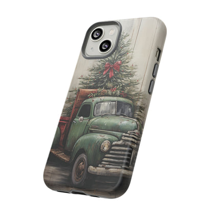 Christmas Pickup Truck Phone Case for iPhone