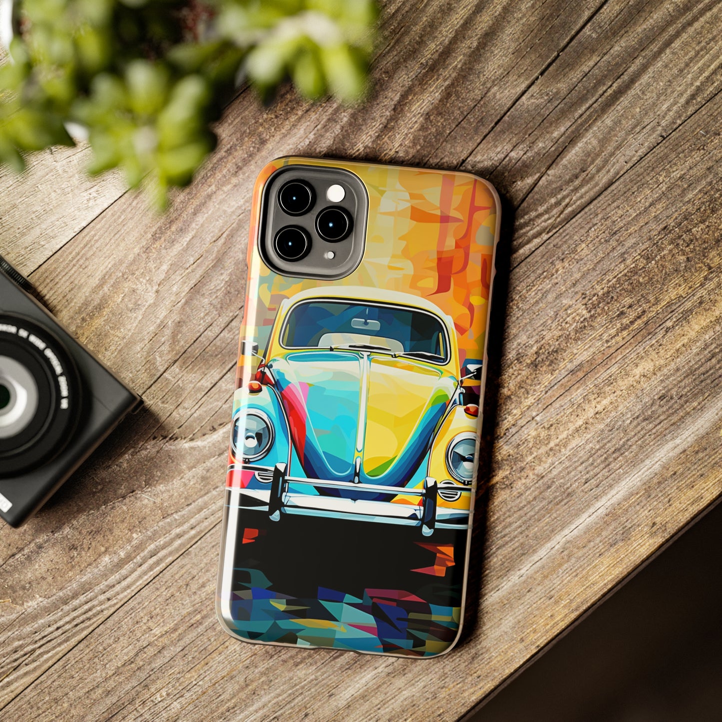 VW Bug Phone Case Retro iPhone Tough Case – Volkswagen beetle iPhone case