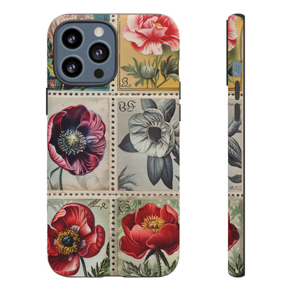 Vintage Floral Stamps Phone Case