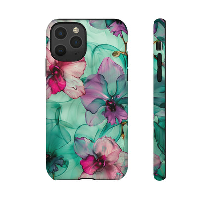 Watercolor Floral Orchids Phone Case