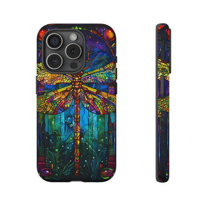 Art Deco Stained Glass Dragonfly Phone Cover