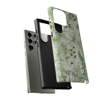 Floral Sage Green Wildflower Phone Case