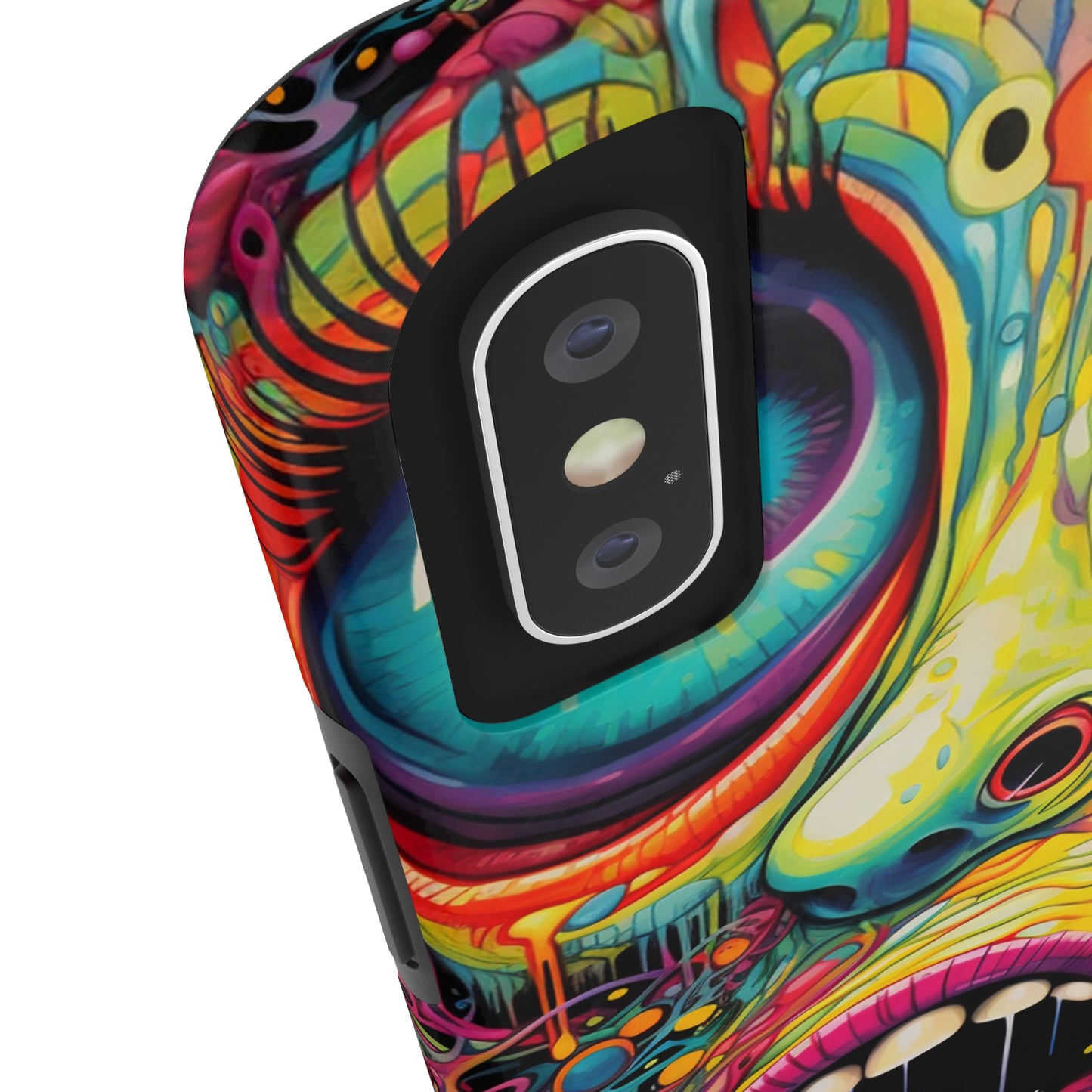 Trippy Hippie Acid Drop: Vibrant Swirls & Dazzling Colors | Tough iPhone Case