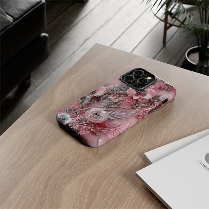 Coquette Aesthetic Floral Art Phone Case