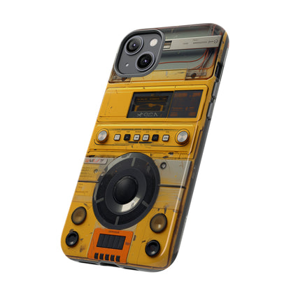 Cyberpunk Techno Gadget Walkman: Premium Phone Tough Case for iPhone, Samsung Galaxy, and Google Pixel