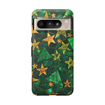 Green Celestial Stained Glass Mosaic Phone Case