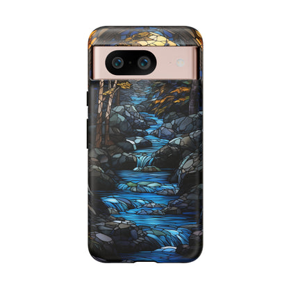 Stone bridge and river art phone cover for Samsung Galaxy S24