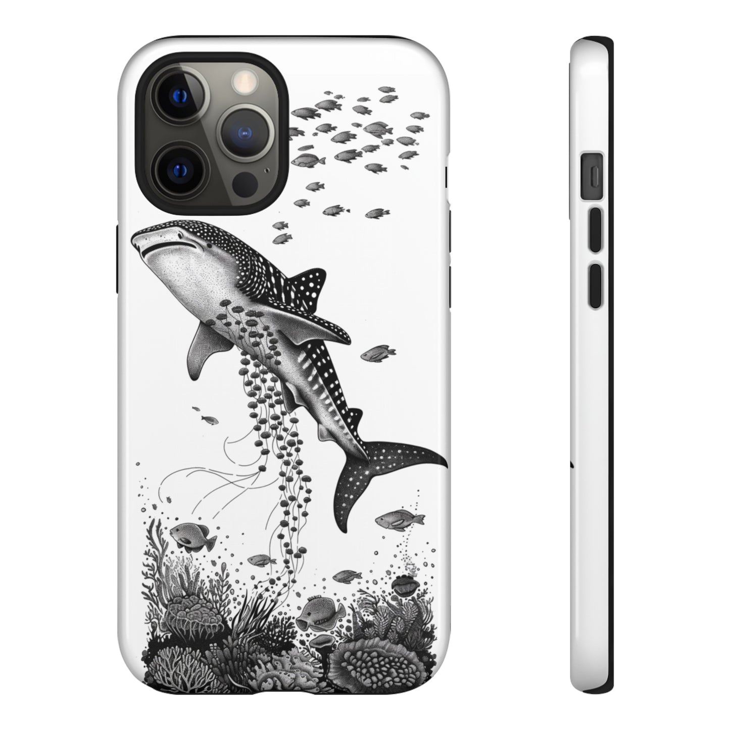 Whale Shark, Turtle, Manta Ray Phone Case