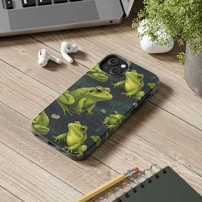 Frogs Tough iPhone Case | Embrace The Reptile Green Style and Reliable Protection