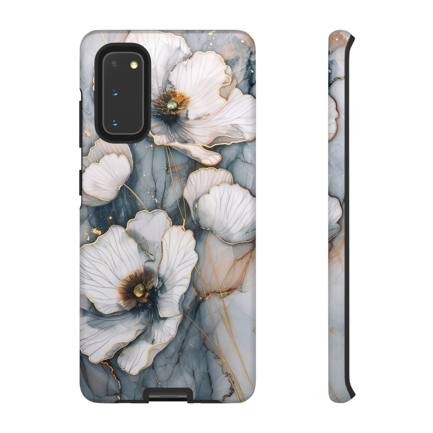 Flowers and Gold Phone Case