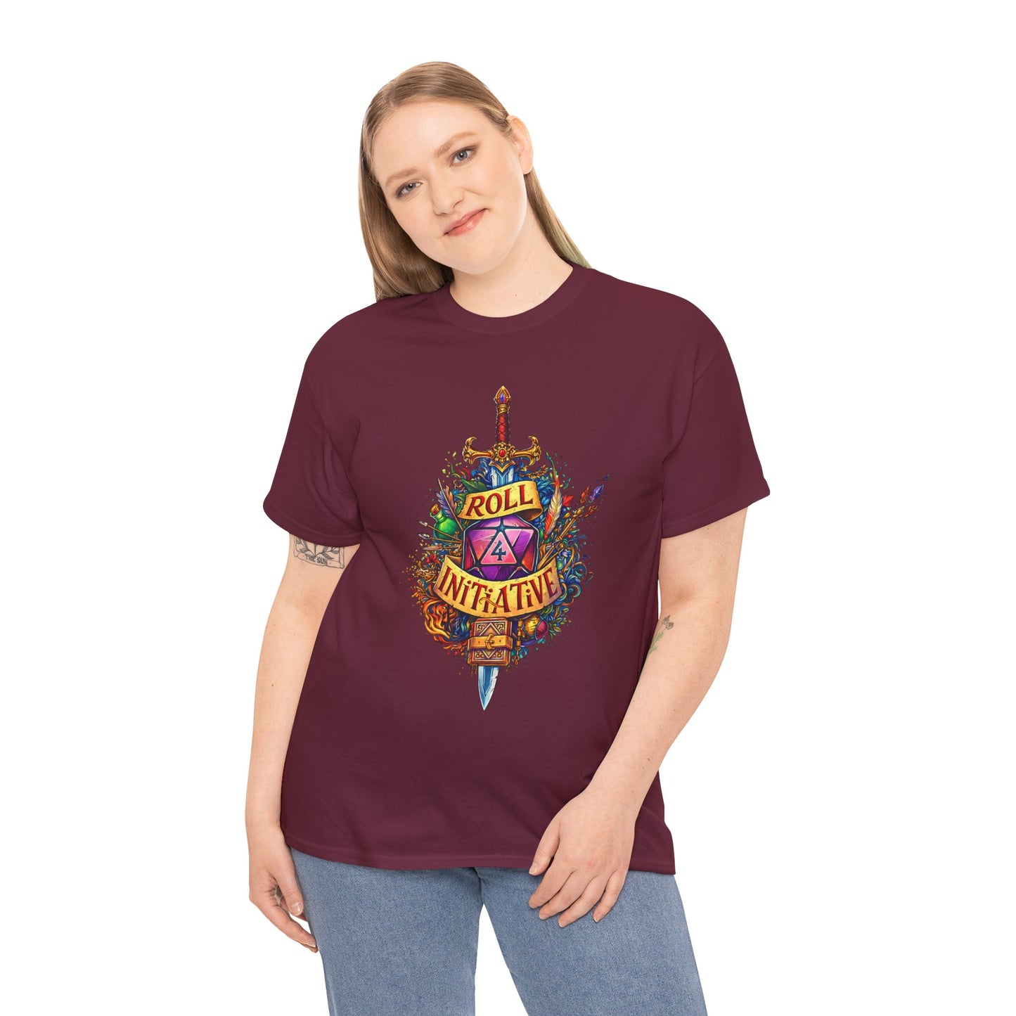 fantasy dungeon dice gamer shirt