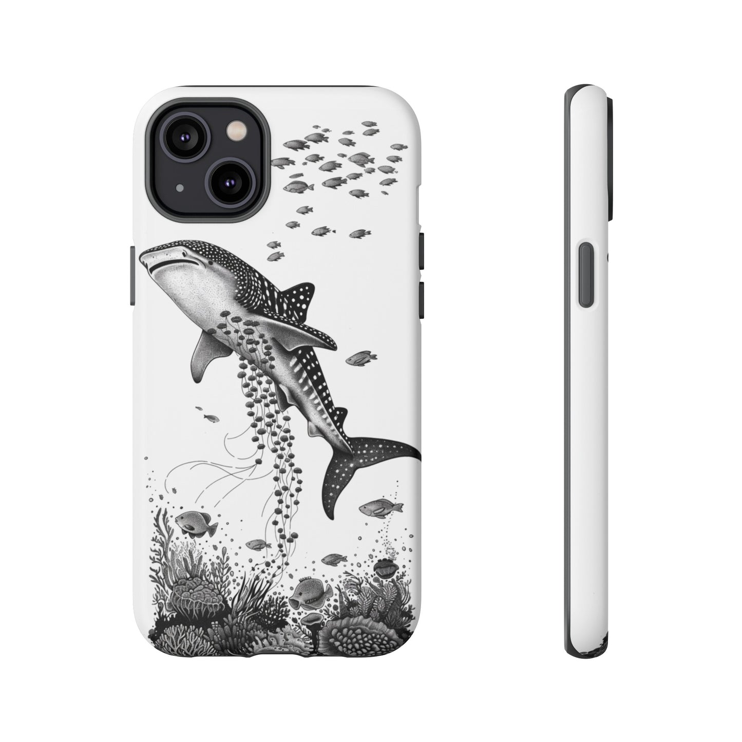 Whale Shark, Turtle, Manta Ray Phone Case