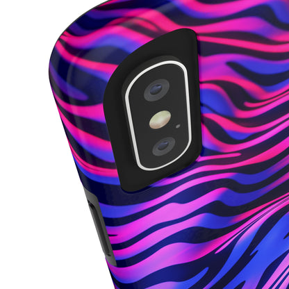 Wild Illusion: Trippy Tiger Stripes Mystique | Dynamic iPhone Case