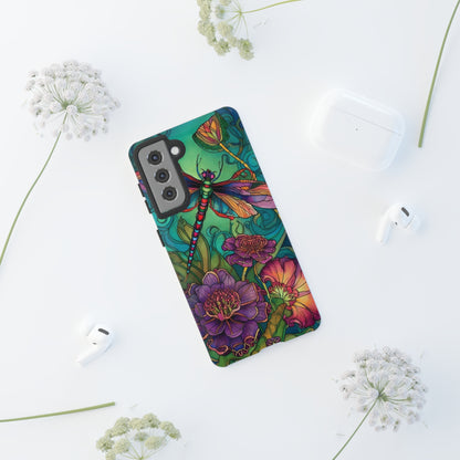 Art Nouveau Dragonfly - A Timeless Symbol of Elegance for Google Pixel, iPhone, and Samsung Cases