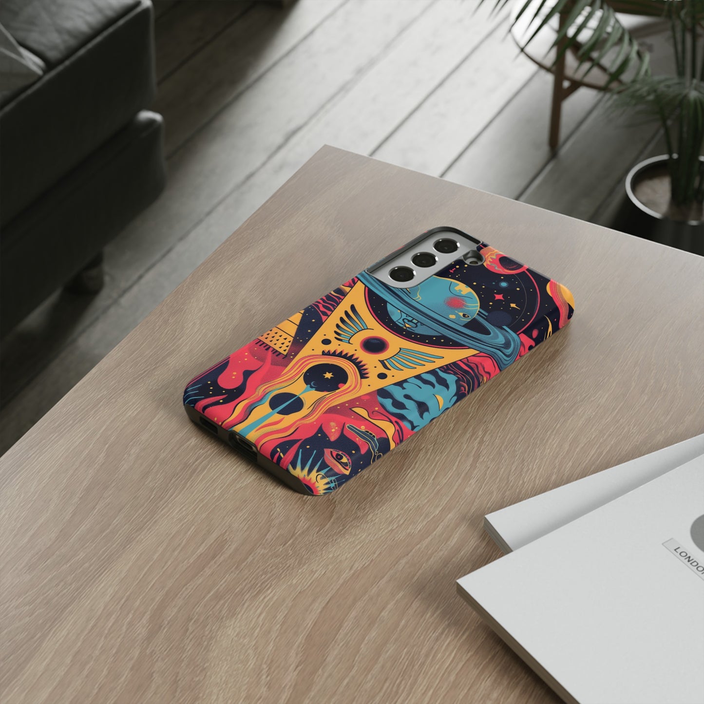 Cosmic Journey Space and Time Phone Case