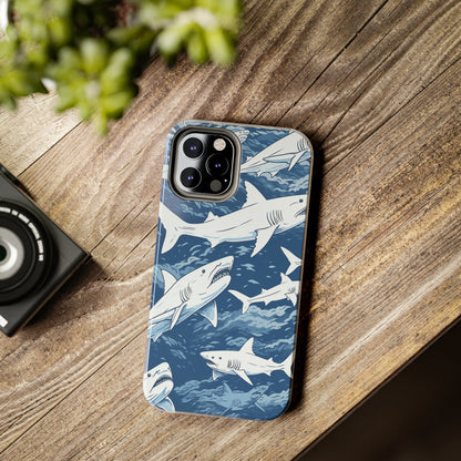 Shark Design: Dive into the Depths with an Aquatic Adventure iPhone Case