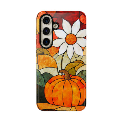 Fall floral pumpkin phone case for iPhone 15