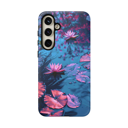 Tranquil watercolor lily pad cover for iPhone 12