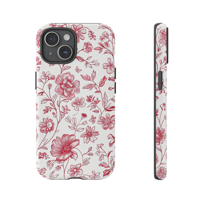 Pink Floral Wildflower Phone Case