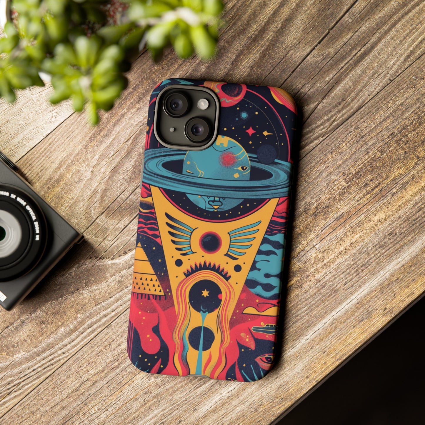 Cosmic Journey Space and Time Phone Case