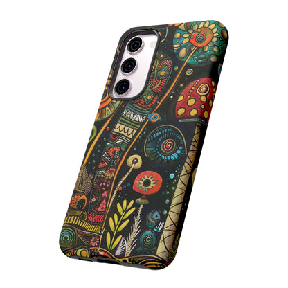 Retro 1960s Psychedelic Flowers Phone Case