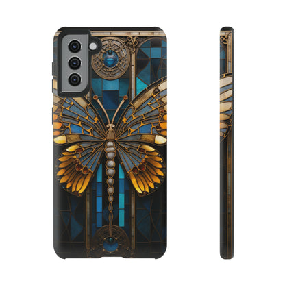 Stained Glass iPhone Butterfly Floral Aesthetic Art Nouveau