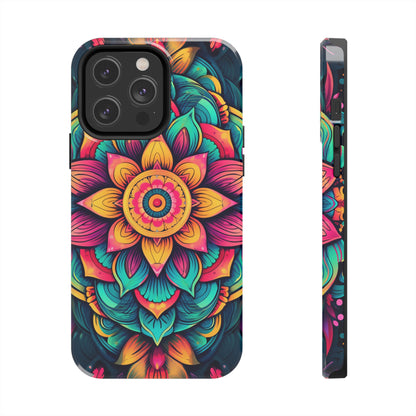 Cosmic Harmony: Rainbow Mandala | Spiritual Symmetry iPhone Case