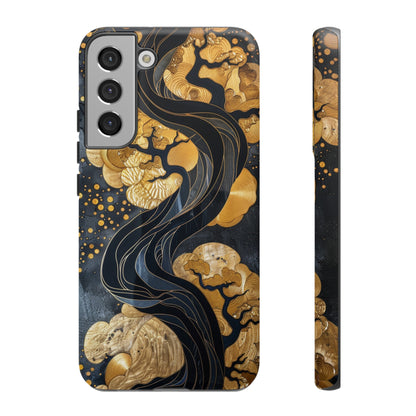 Gold and Silver Tree of Life Design Phone Case