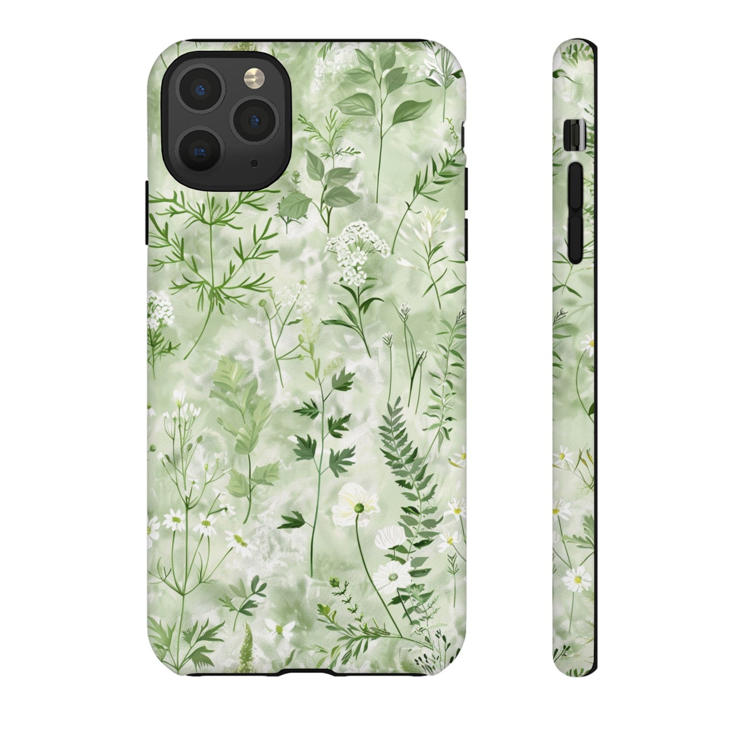 Floral Sage Green Wildflower Phone Case