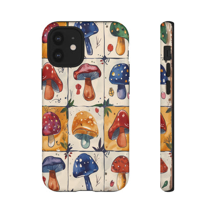 Trippy Magic Mushroom Toadstools Phone Case