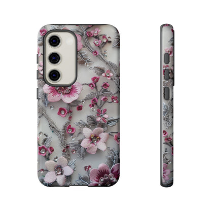 Coquette Aesthetic Floral Art iPhone 12 Case