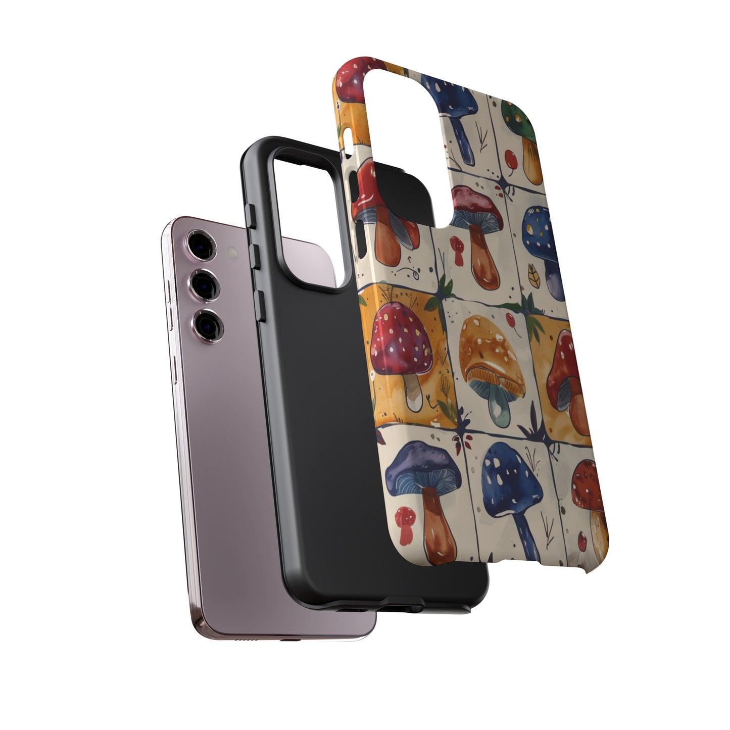 Trippy Magic Mushroom Toadstools Phone Case