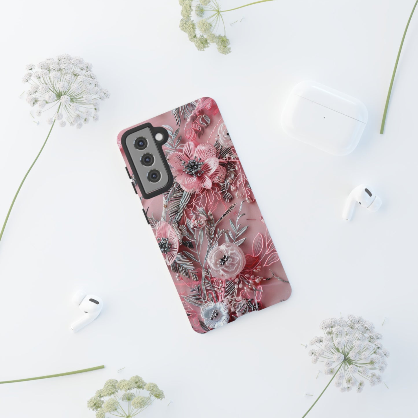 Coquette Aesthetic Floral Art Phone Case