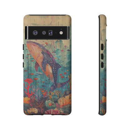 Whale Shark, Turtle, Manta Ray Phone Case