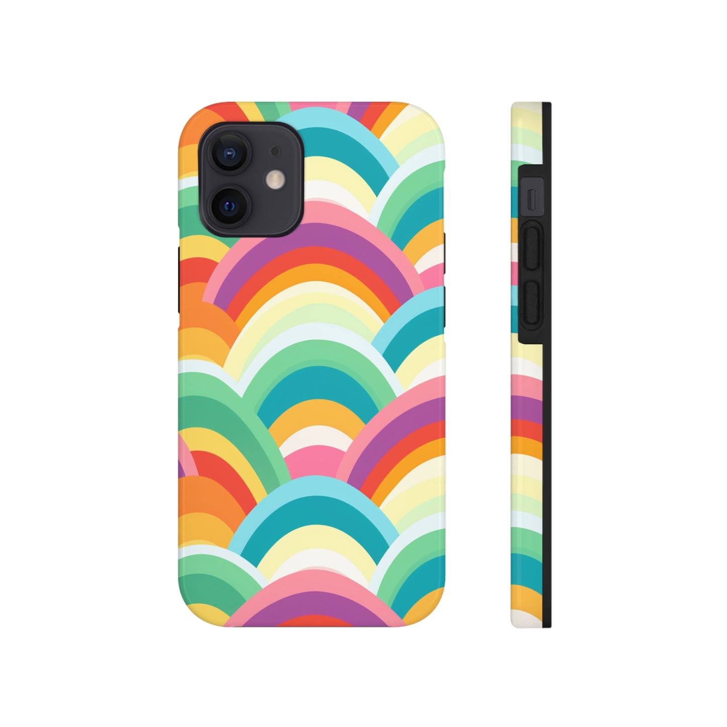 Rainbow Tough iPhone Case | Embrace Vibrant Style and Reliable Protection