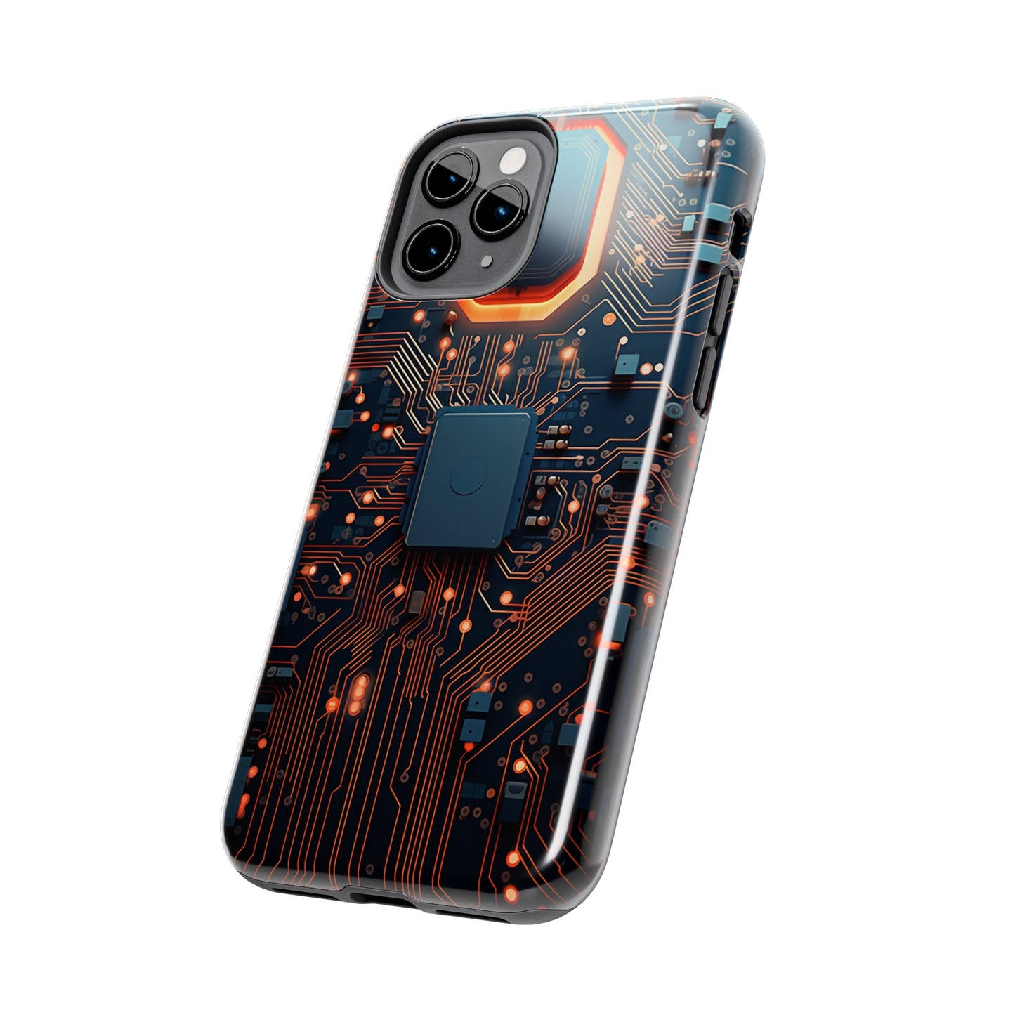 Neon Nexus: Cyberpunk Circuit Board | Futuristic Tech-Inspired iPhone Case