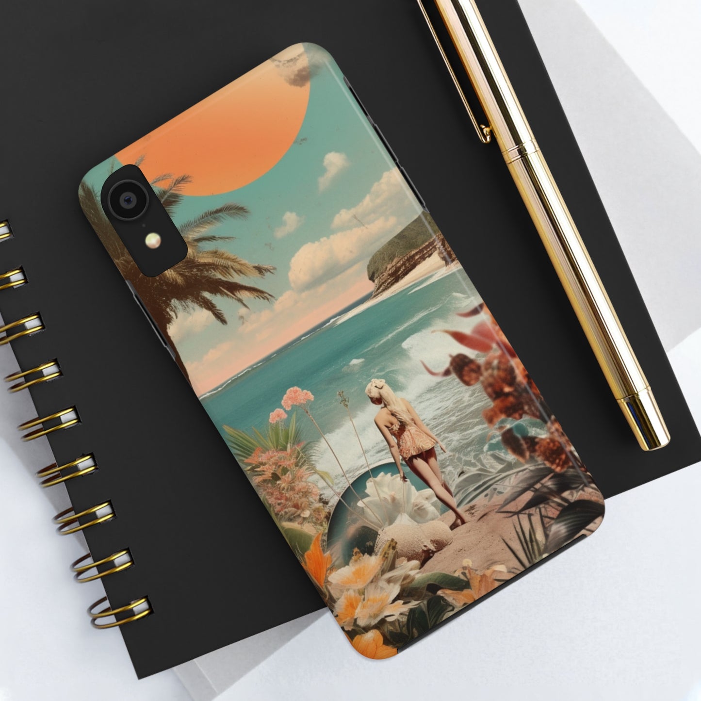 A Day at the Beach iPhone Tough Case | Embrace the Serenity of Coastal Living with Reliable Protection