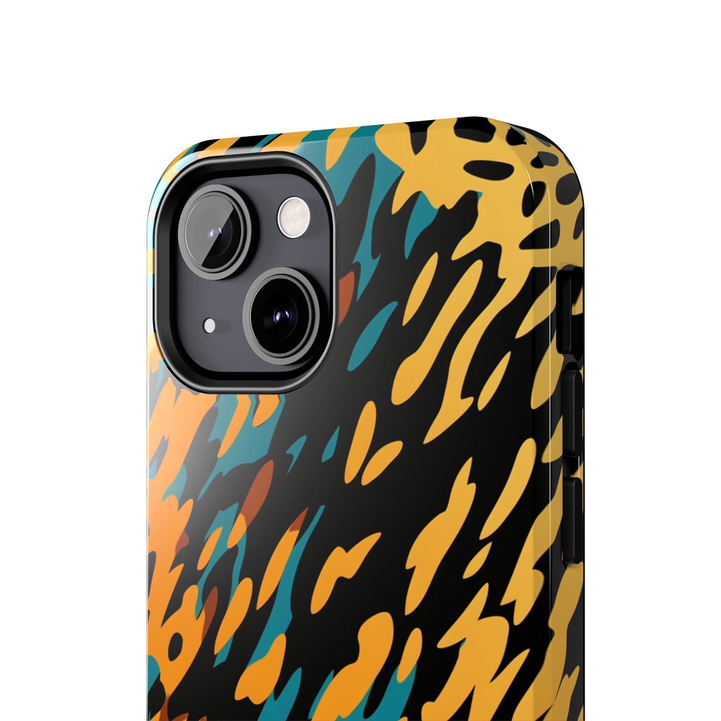 Luxury Leopard & Retro Magic Zebra: The Ultimate Wild Duo iPhone Case