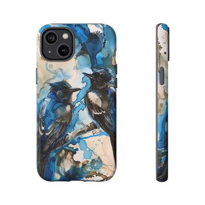 Blue Bird Watercolor Phone Case