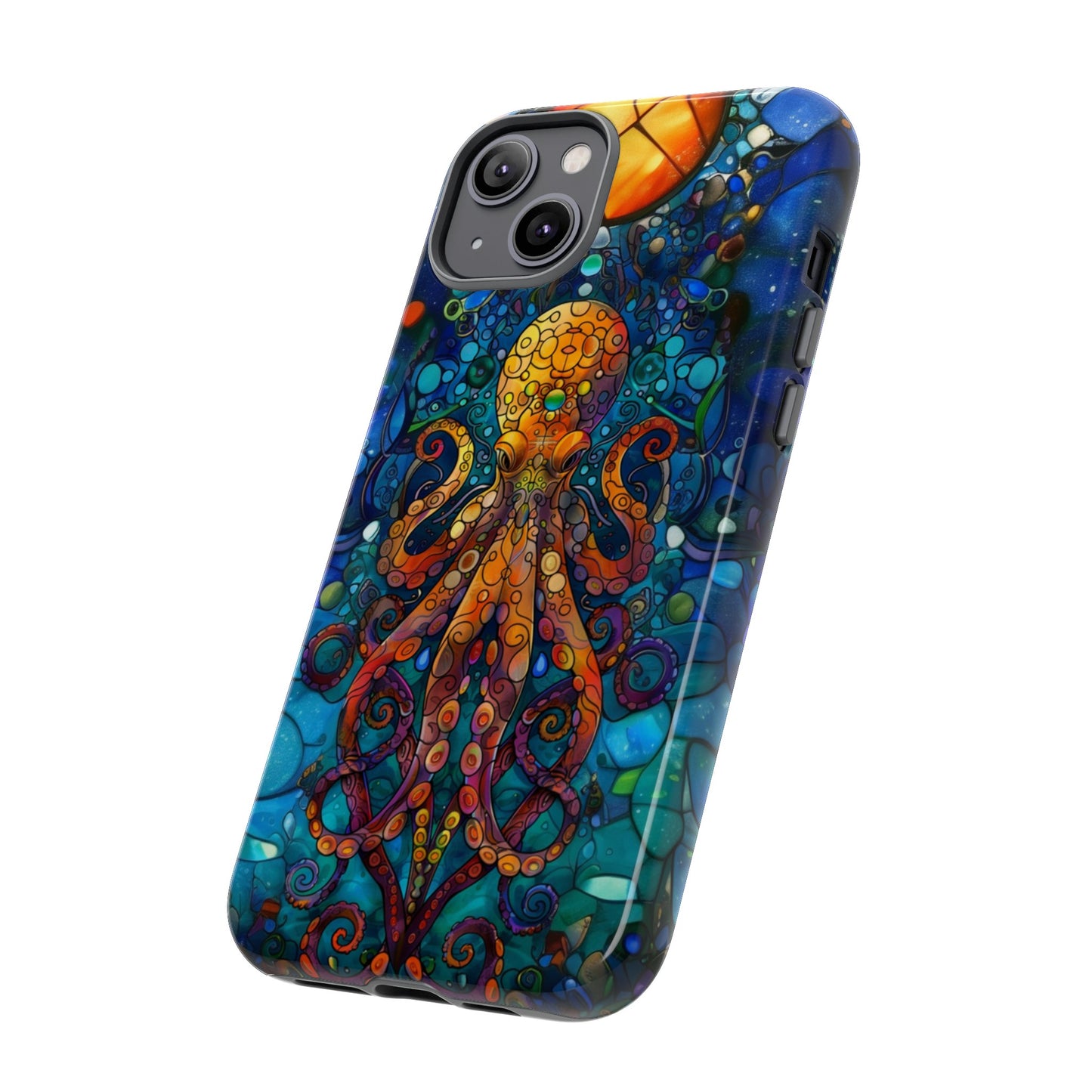 Octopus Stained Glass Undersea Magic Phone Case