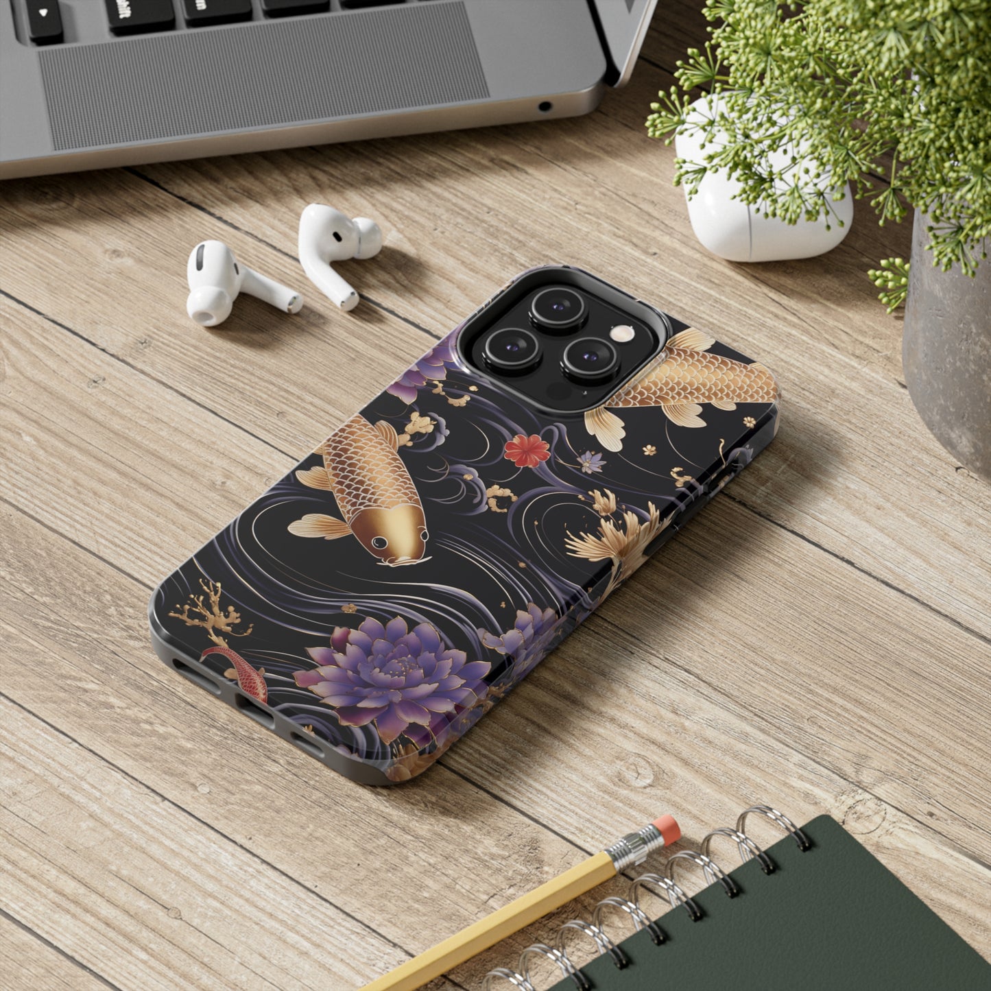 Ephemeral Beauty: Koi Fish Artistry | Japanese Inspired iPhone Case