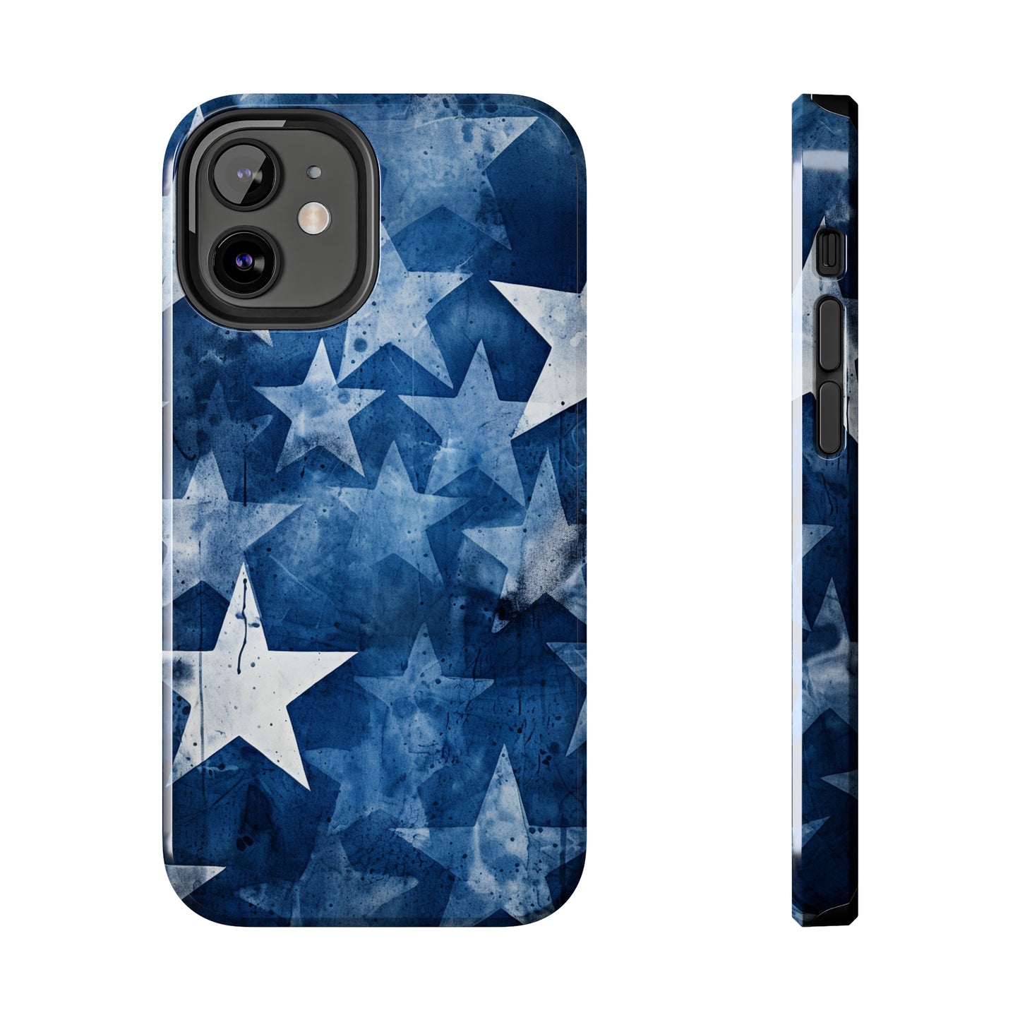 Starry Nights: Denim Dreams | Celestial Star-Patterned iPhone Case