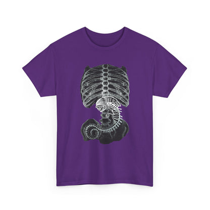 Alien Creature X Ray Sci Fi T Shirt Retro Space Tee