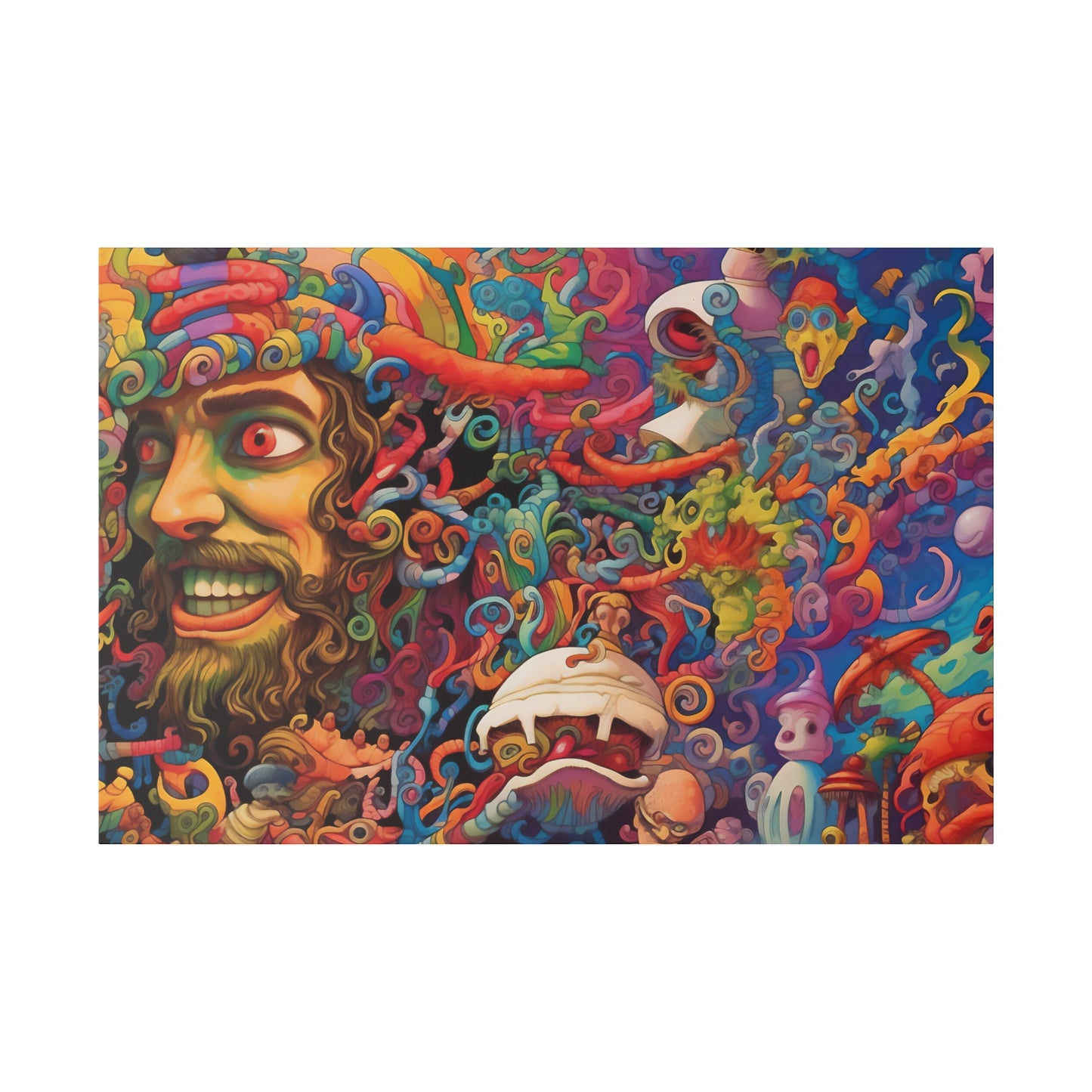 Psychedelic Experience Art Stretched Canvas Print