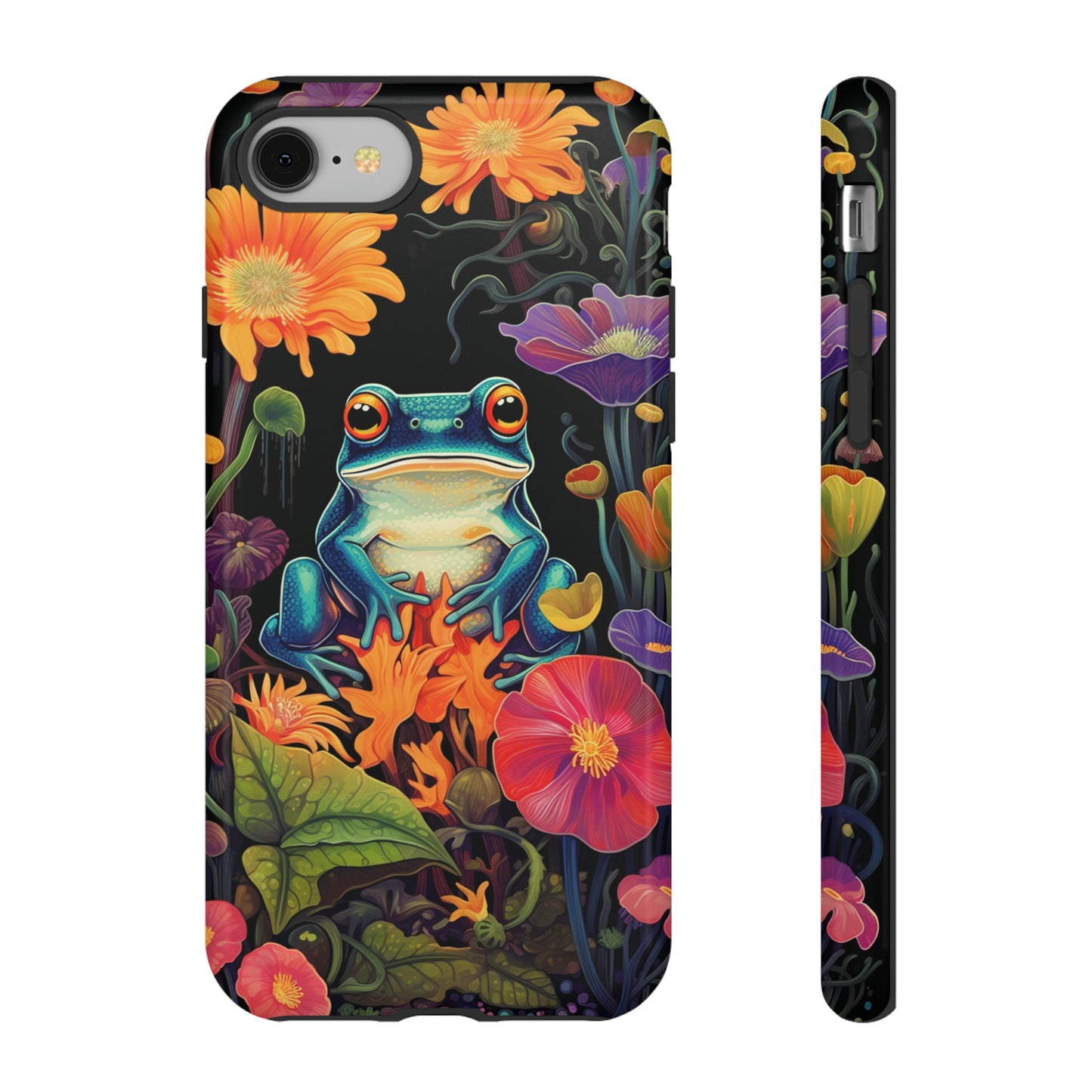 Floral Frogs Elegance Phone Case for Google Pixel, iPhone & Samsung Galaxy