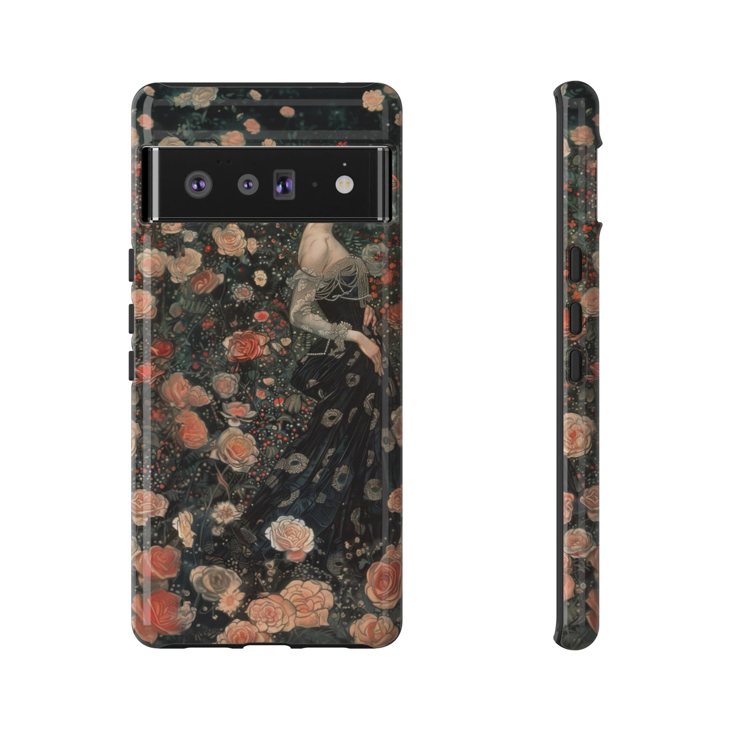 Art Nouveau French Floral Beauty Painting Phone Case