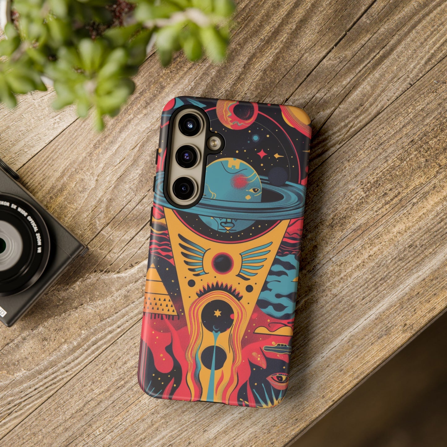 Cosmic Journey Space and Time Phone Case