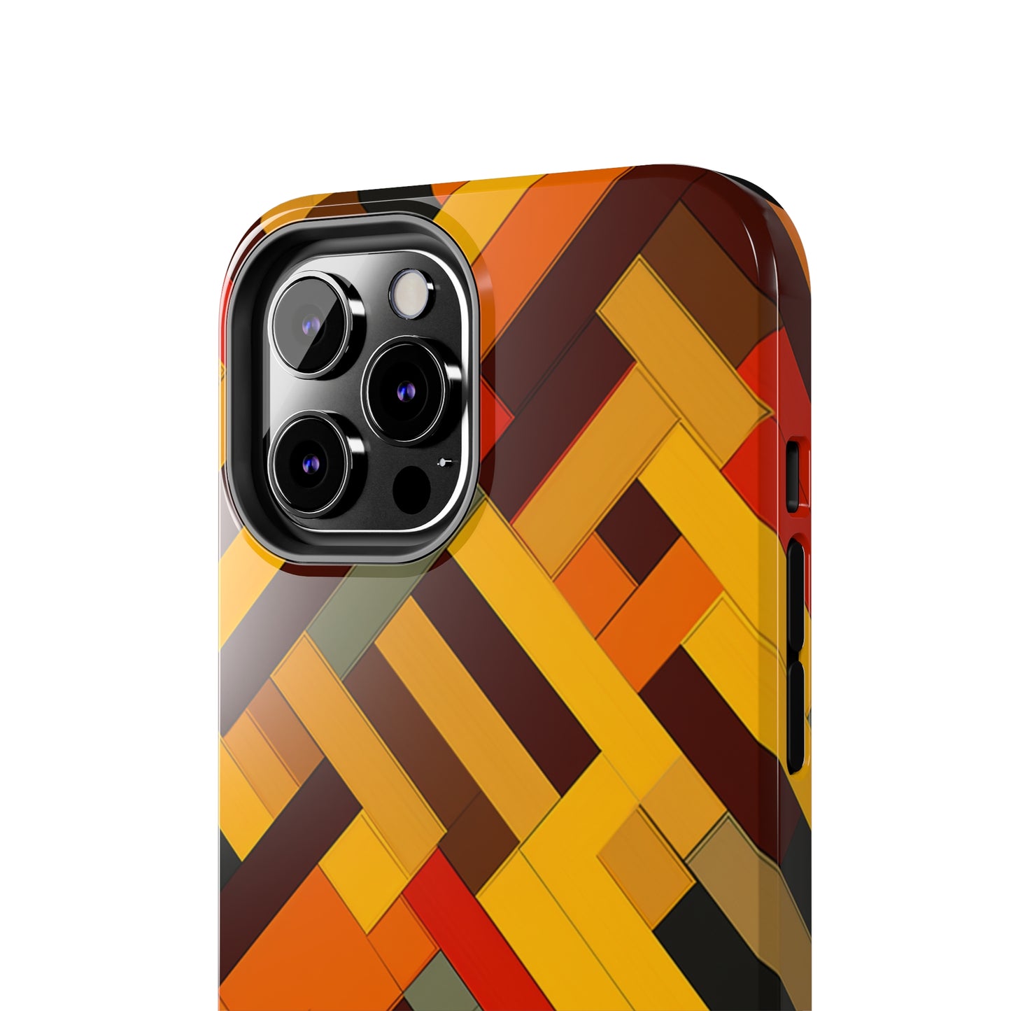 iPhone Tough Case: Intricate & Durable - The Weave Geometric Art Pattern